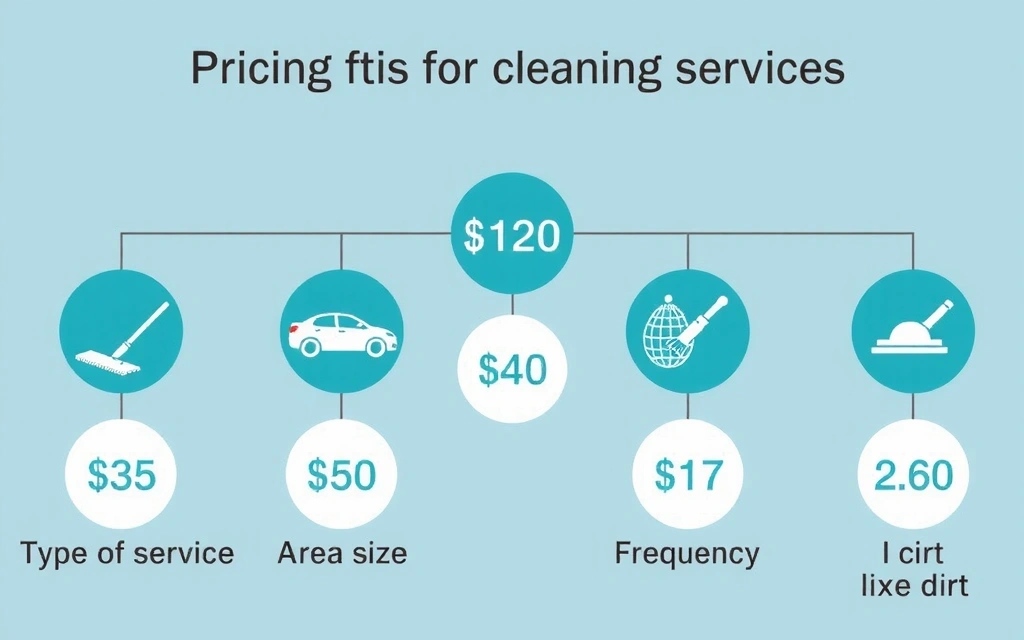 Detailní tabulka cen úklidových služeb Webaura s.r.o.