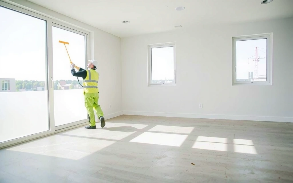 Ilustrace generálního úklidu po rekonstrukci